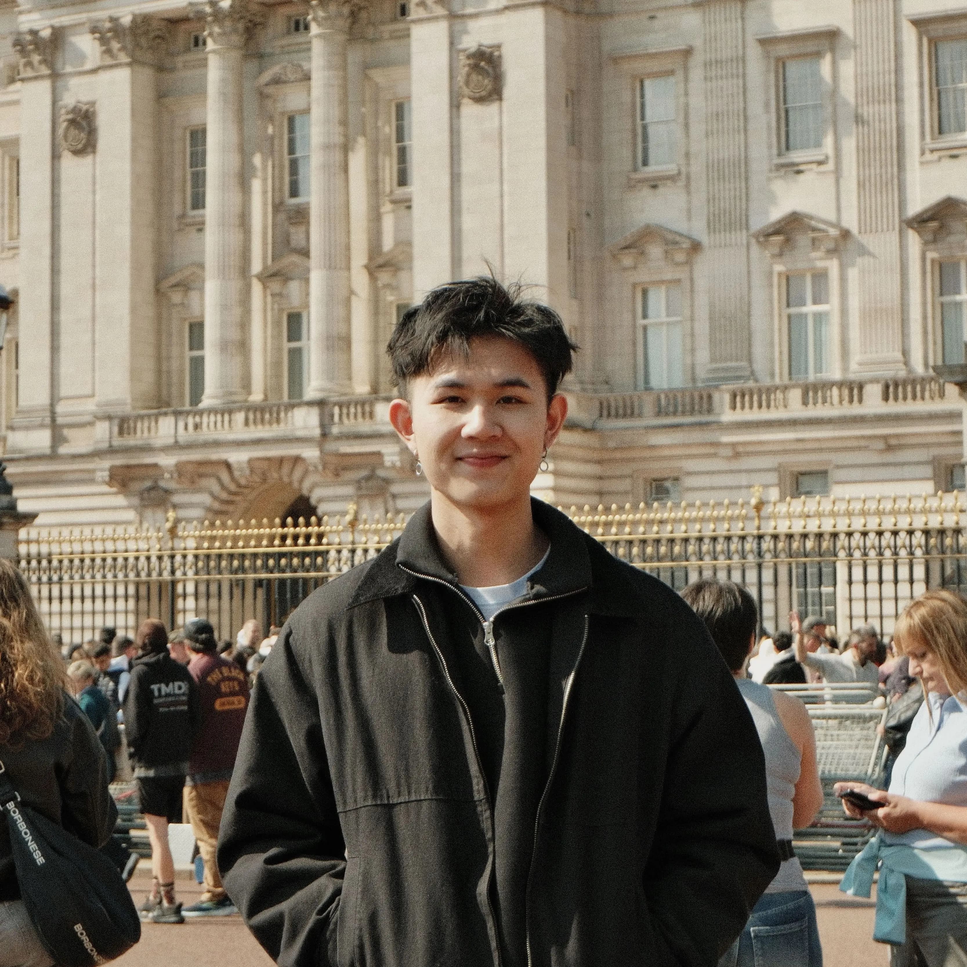 Dominic Chen standing outdoors